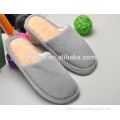 2014 fashion EVA indoor plush slippers with soft outsole plush